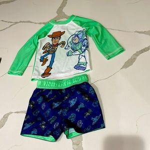 Buzz and Woody swim set